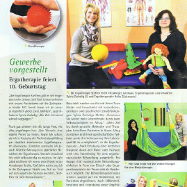 Zeitungsausschnitt zum 10. Jubiläum